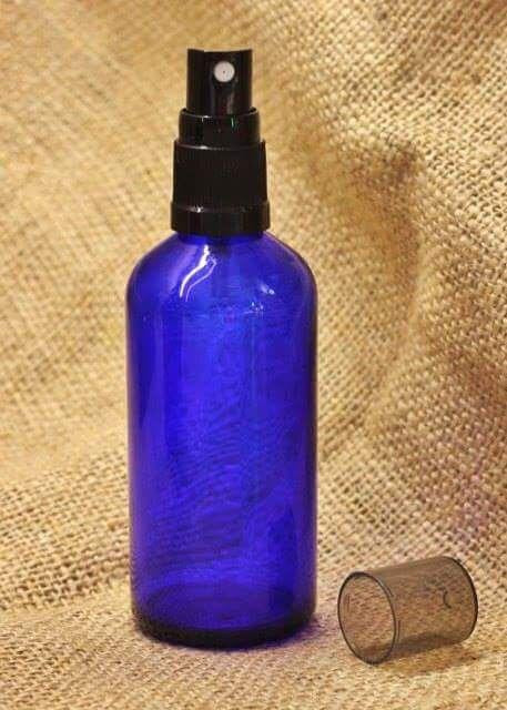 Cobalt Blue Glass Mist Spray Bottle - 50ml