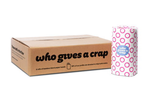 Who Gives A Crap Paper Towel - Box of 6 rolls