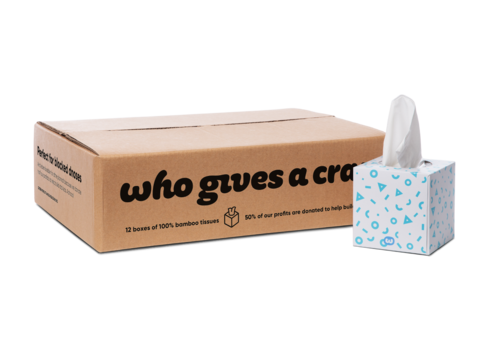 Who Gives A Crap Tissues - Carton of 12 boxes