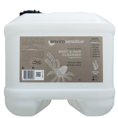 Envirocare Body & Hair Cleanser - Sensitive (Zero Fragrance) - 15L