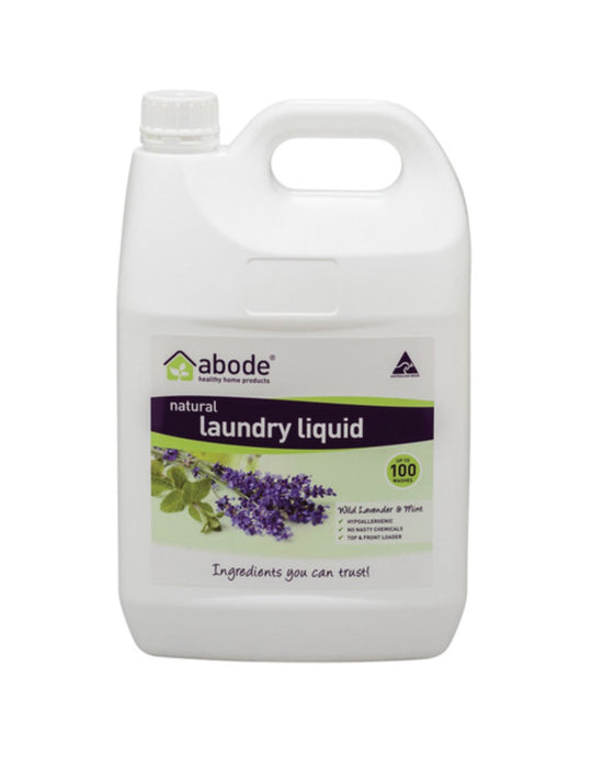 Abode Laundry Liquid - Lavender & Mint - 4L